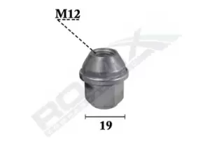 Image of ROMIX Wheel Nuts C70594 Wheel Nut FORD,Fiesta Mk6 Schragheck (JA8, JR8),Fiesta Mk5 Schragheck (JH1, JD1, JH3, JD3),FOCUS III Turnier