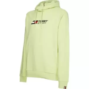 image of Tommy Sport Hilfiger Logo Hoodie - Yellow