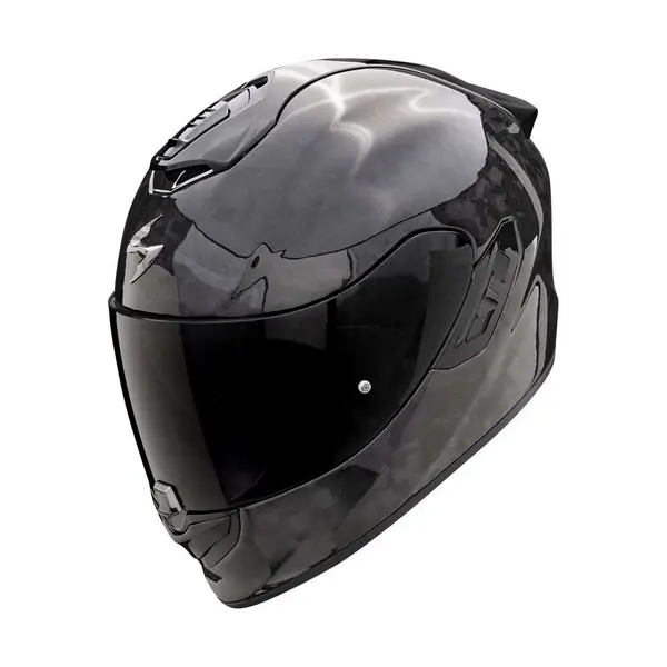 Image of Scorpion Exo-1400 Evo II Air Onyx Carbon Solid Black Full Face Helmet Size L