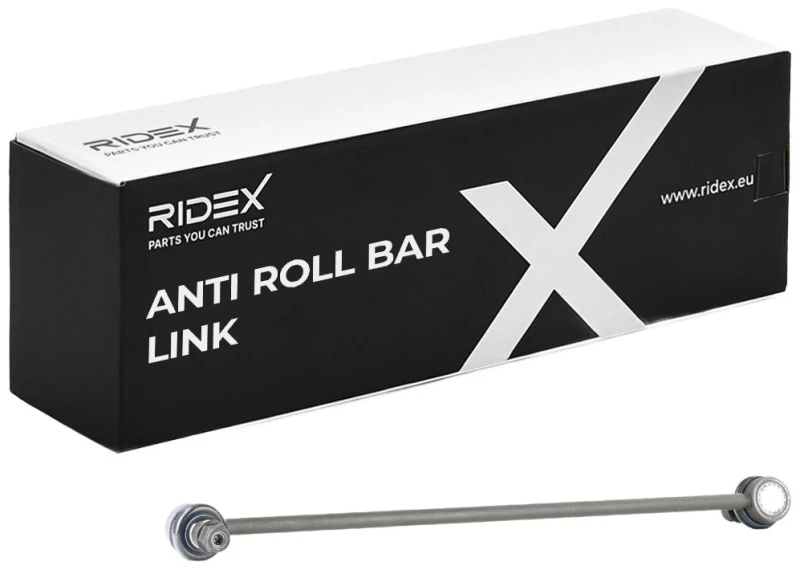Image of RIDEX 3229S0378 Anti-roll bar link Front Axle Right Link Stabiliser (3229)