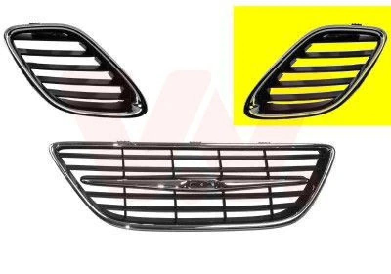 Image of VAN WEZEL Radiator Grille VAN WEZEL 4731511