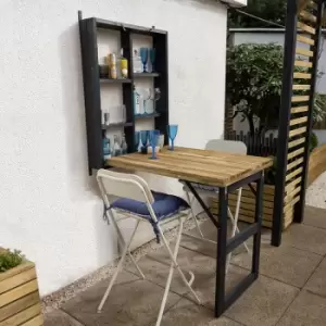Image of Forest Wooden Fold Down Garden Wall Bar 2a 6 x 0a 6