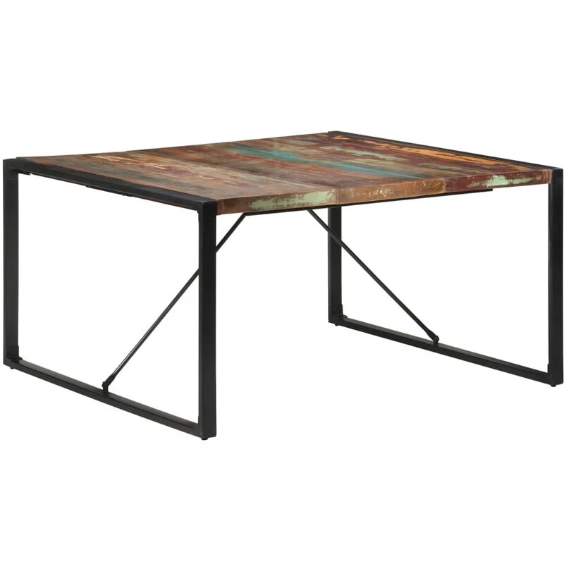 Image of VIDAXL Dining Table 140x140x75cm Solid Reclaimed Wood Vidaxl 8720286104651