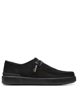 Image of Clarks CourtLite Wally Shoes - Black, Size 11, Men