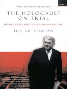 Image of The Holocaust on Trial by D. D Guttenplan Paperback