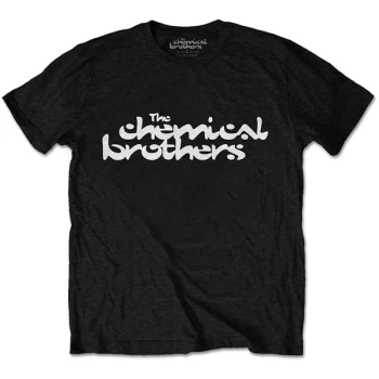Image of The Chemical Brothers - Logo Unisex Large T-Shirt - Black