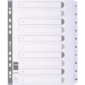 Image of Guildhall Indices MWD1-10Z-EW A4+ White 10 Part Paper 1 to 10