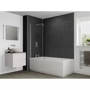 image of Multipanel Classic Bathroom Wall Panel Hydrolock 2400 X 1200mm Riven Slate