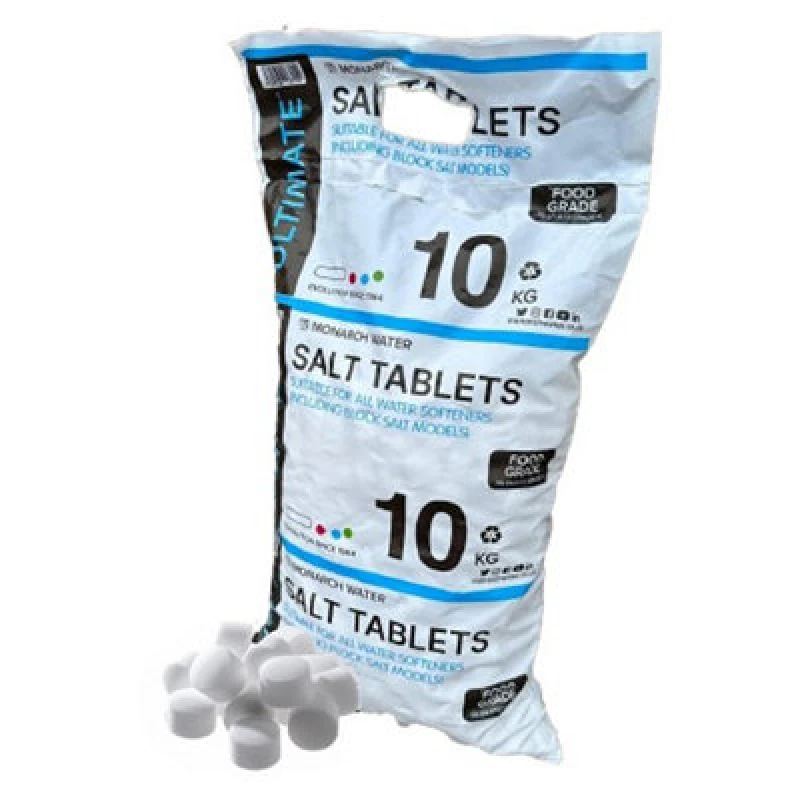 Image of Monarch Water Monarch Ultimate Water Softener Salt Pillow Tablets 10Kg Bag - Food Grade Salt
