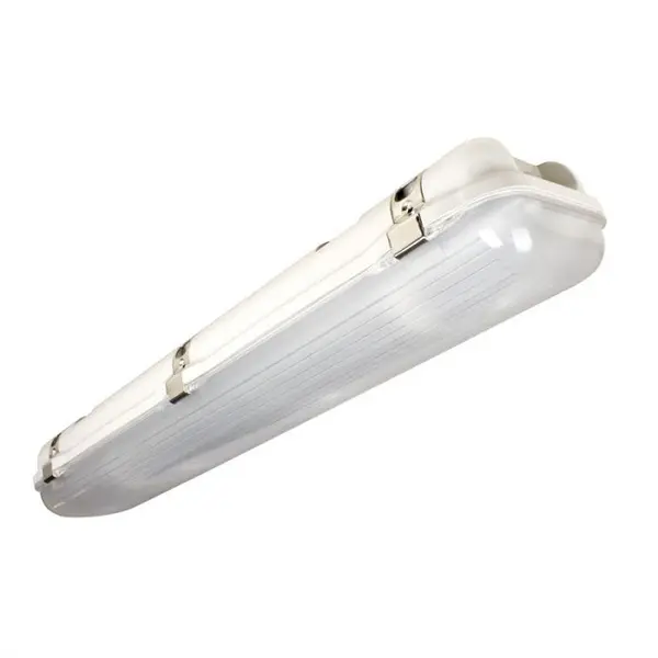 Image of Robus VULCAN 2x40W LED Corrosion Proof, IP65, 5ft, Grey, 5000K, Emergency With frosted diffuser RVUF805FTE-24