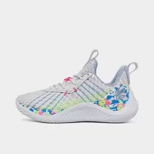 image of Big Kids Under Armour Curry Flow 10 Basketball Shoes