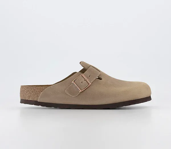 Image of Birkenstock Mens Boston Clogs Tobacco Brown, 10.5