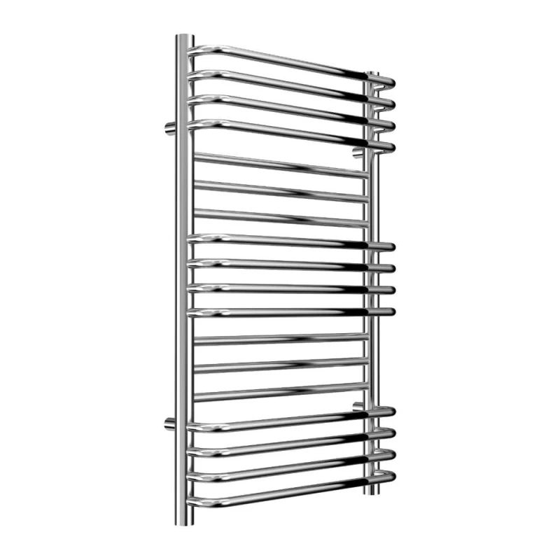 Image of Bathroom Kingdom Marco Chrome Heated Towel Rail 800x500 in Silver Silver Unisex
