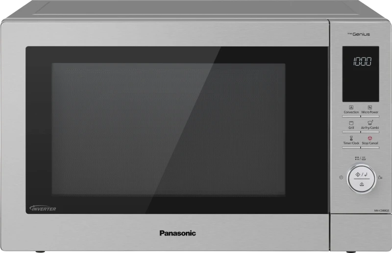 Image of Panasonic 4-in-1 Air Fry NN-CD88QSBPQ 34 Litre 34cm High, Freestanding Combination Microwave Oven - Stainless Steel