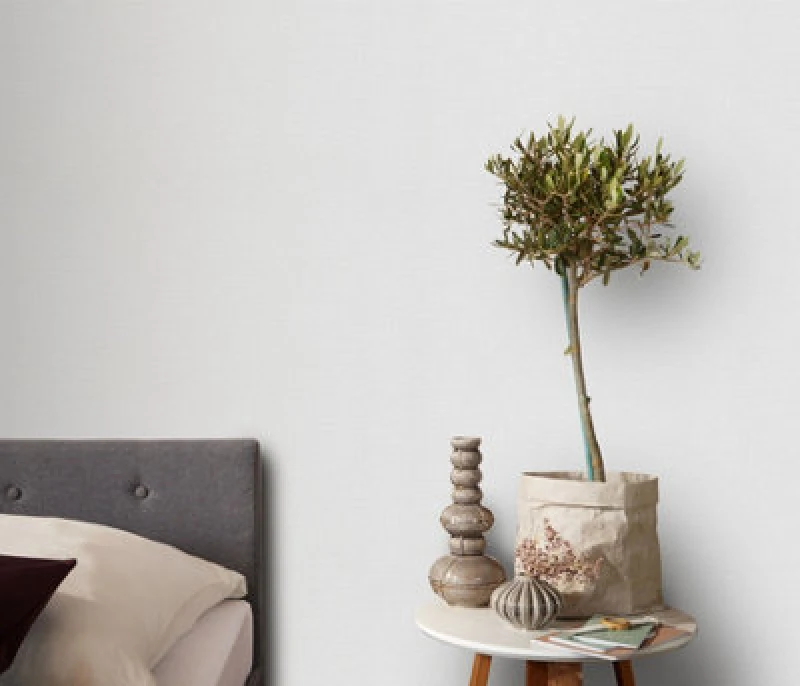 Image of Erismann Opus Dolce Linen Weave Wallpaper - Grey