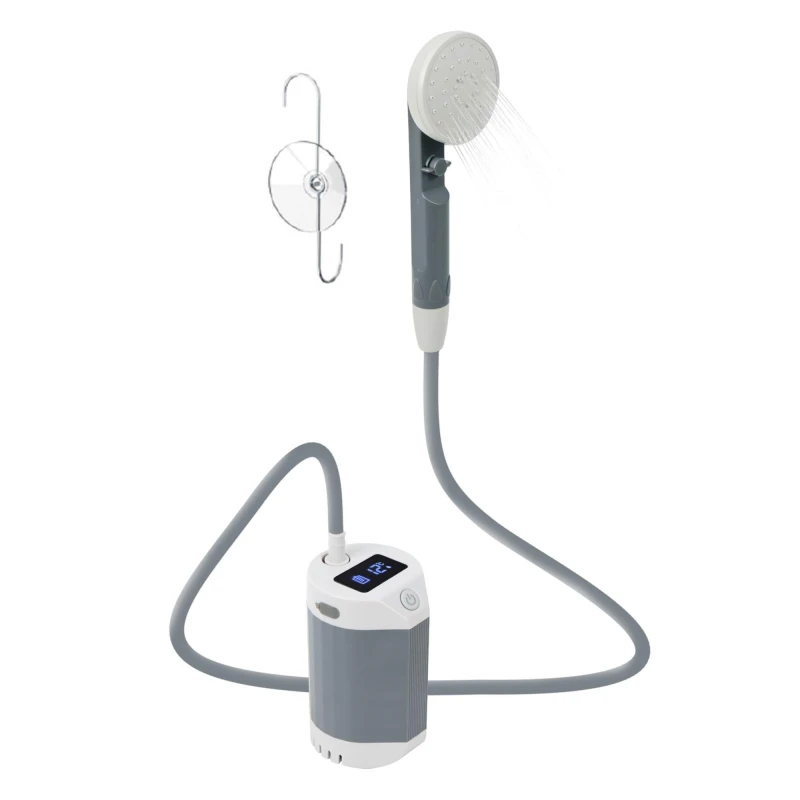 Image of Streetwize Rechargeable Portable Camping Shower Grey unisex One Size