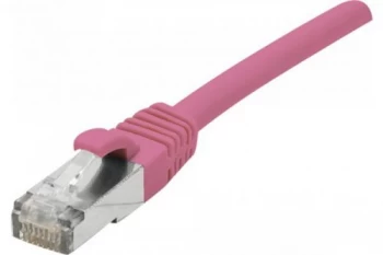 image of Patch Cord RJ45 CAT.6 F/UTP LSZH Snagless Pink - 5 M Full Copper