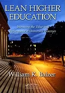 Image of lean higher education increasing the value and performance of university pr