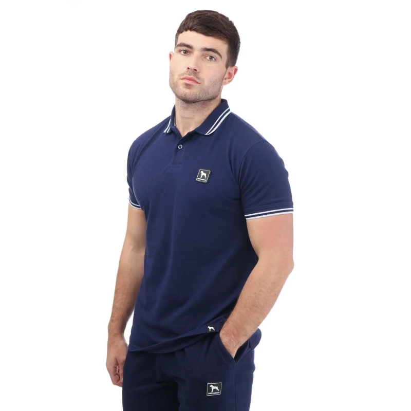 Image of One True Saxon Dixon Polo Shirt - Blue Blue S