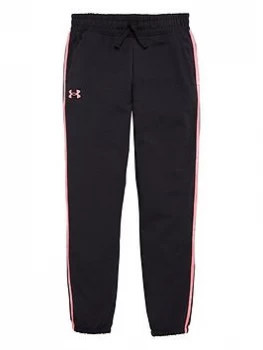 Image of Urban Armor Gear Girls Rival Terry Taped Pants - Black, Size Xs=5-6 Years, Women