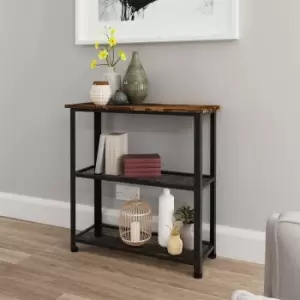 image of Bala Living Industrial Shoe Rack - Walnut