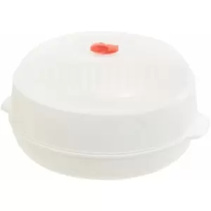 Image of Premier Housewares - White and Clear Microwave Steamer