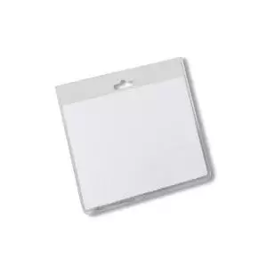 Image of Durable Name Badge with Euro Perforation 60x90mm Pack of 5 820919