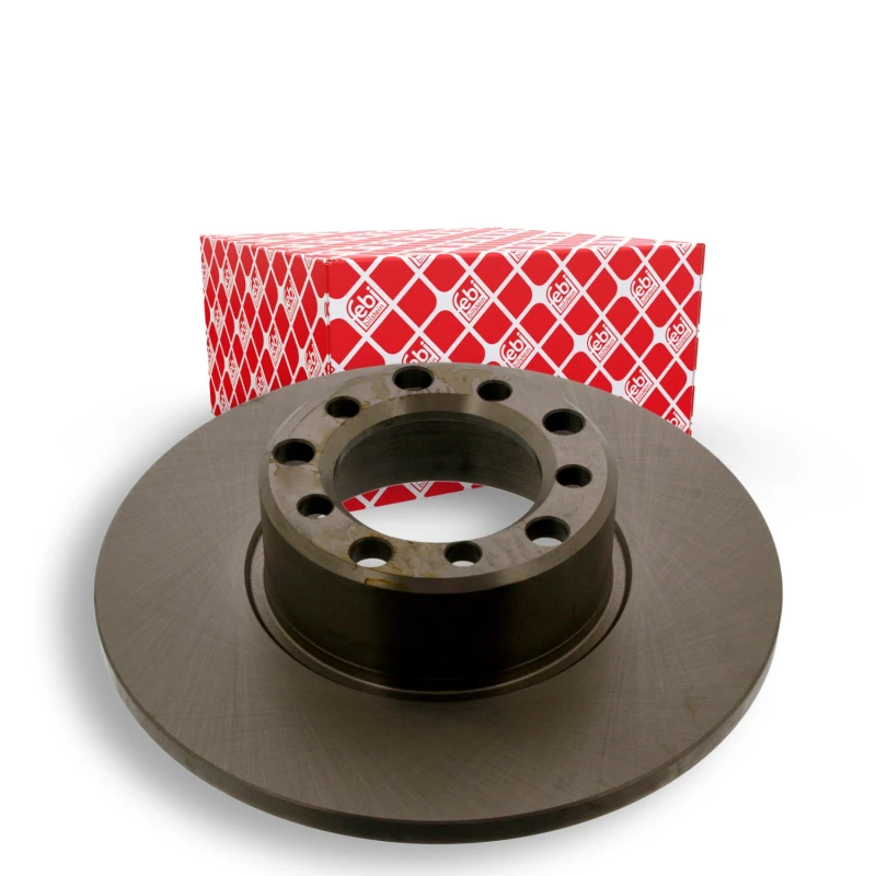 Image of FEBI BILSTEIN 08540 Brake disc Front Axle, solid, Coated Brake Disc (82)