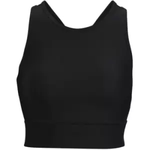 Image of Under Armour Heatgear Armour Crop Top Womens - Black