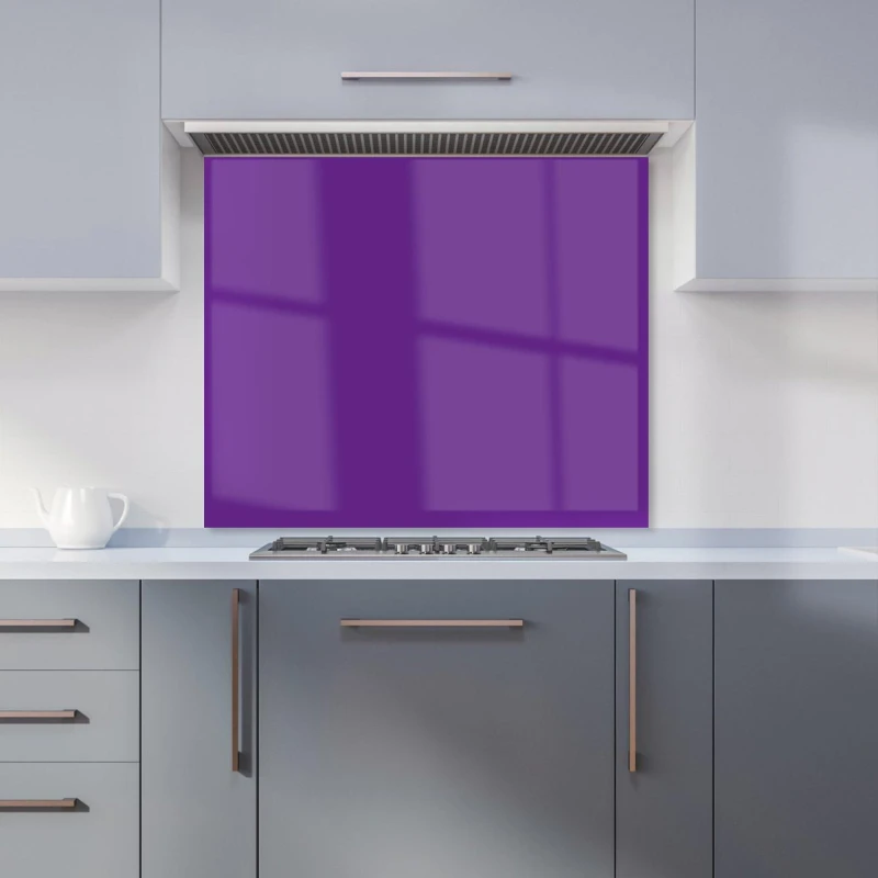 Image of Warren Reed - Designer Purple Jam Kitchen Splashback in Red Size: 600mm x 750mm Red Unisex 600mm x 750mm