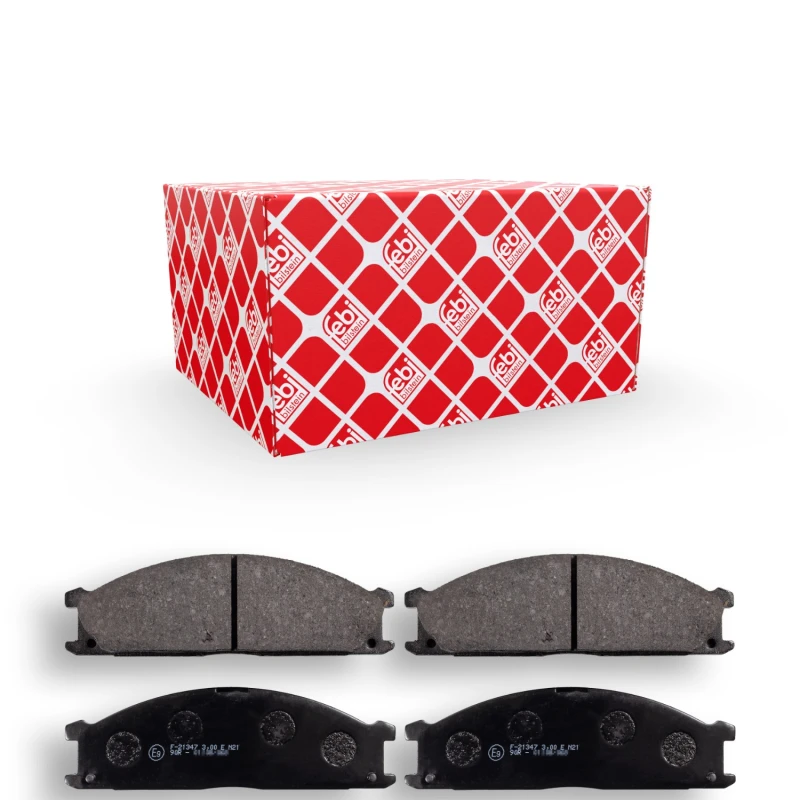Image of FEBI BILSTEIN 16265 Brake pad set Front Axle, with acoustic wear warning Brake Pad Set,disc brake (402)