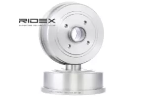 Image of RIDEX Brake Drum OPEL,VAUXHALL 123B0041 418001,9196290,9196290 Rear Brakes,Drum Brake