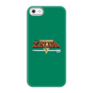 image of Nintendo The Legend Of Zelda Retro Logo Phone Case - iPhone 5/5s - Snap Case - Gloss