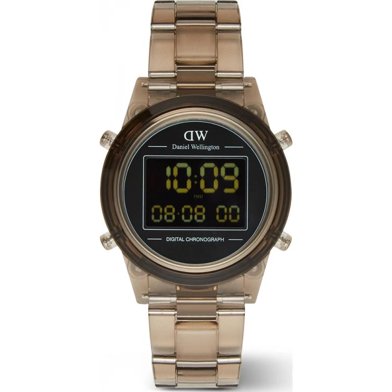 Image of Daniel Wellington Daniel Wellington DW00100761 Retro Digital 36mm Quartz Watch in Brown Brown One Size Unisex 7315030061260