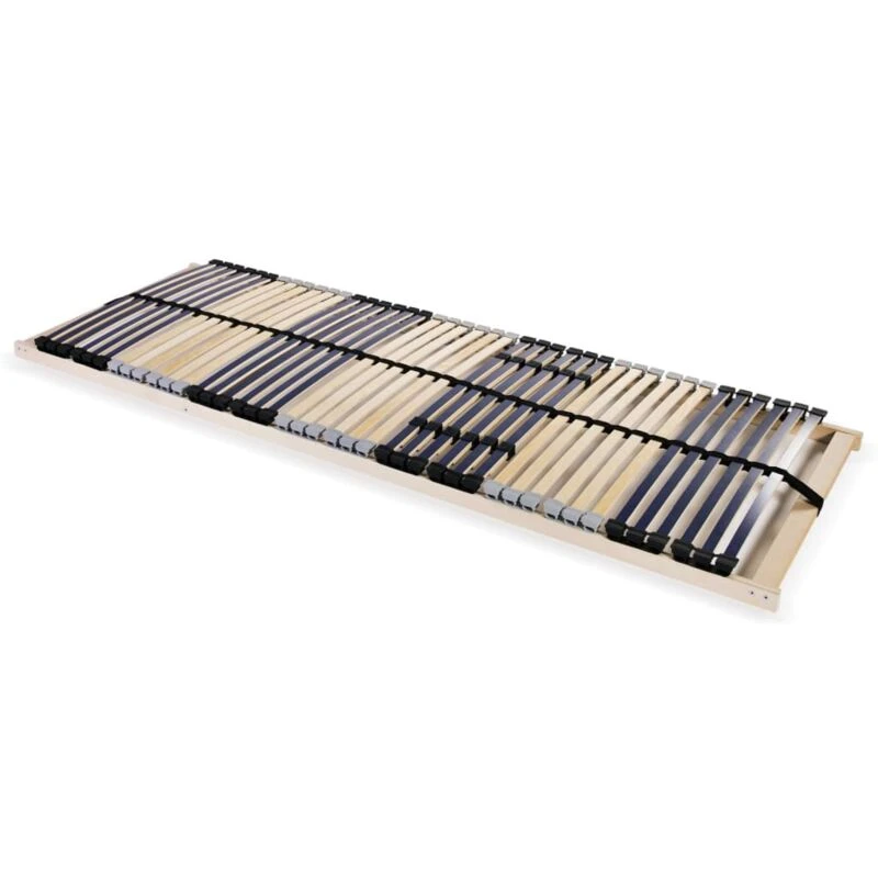 Image of VIDAXL Slatted Bed Base without Mattress with 42 Slats 7 Zones 80x200cm vidaXL 246462