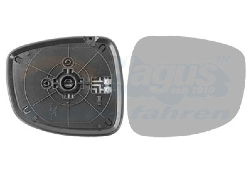 Image of VAN WEZEL Wing mirror glass VAN WEZEL 5264837