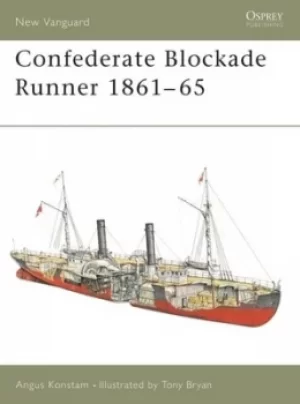 Image of Confederate blockade runner 1861-65 by Angus Konstam