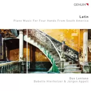 Image of Latin Piano Music for Four Hands from South America by Duo Lontano CD Album