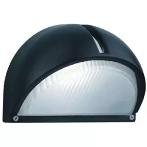 image of Searchlight Outdoor - 1 Light Outdoor Garden Aluminium Wall Light Black IP44, E27