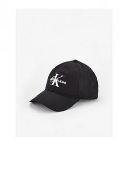 Image of Calvin Klein Jeans Monogram Baseball Cap - Black