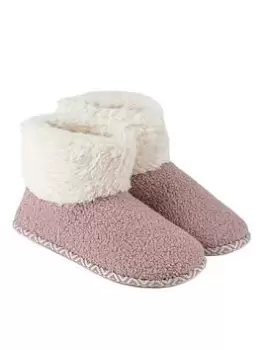 image of TOTES Memory Foam Bobble Boot - Pink, Size 4, Women