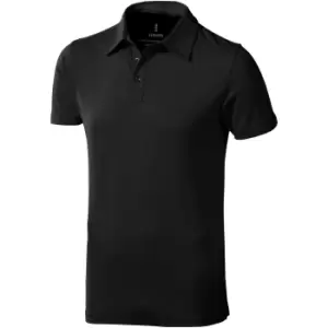 Elevate Mens Markham Short Sleeve Polo (L) (Anthracite)