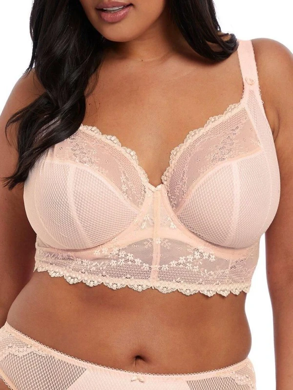 Image of Elomi Womens Charley Bralette in Pink Size: 34H Pink Female 34H