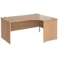 image of Dams International Left Hand Ergonomic Desk MP16ERB 1,600 x 1,200 x 725 mm