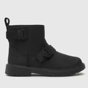 Image of UGG Black Ashton Short Weather Girls Junior Boots