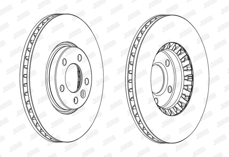 Image of Brake disc JURID 562739JC-1