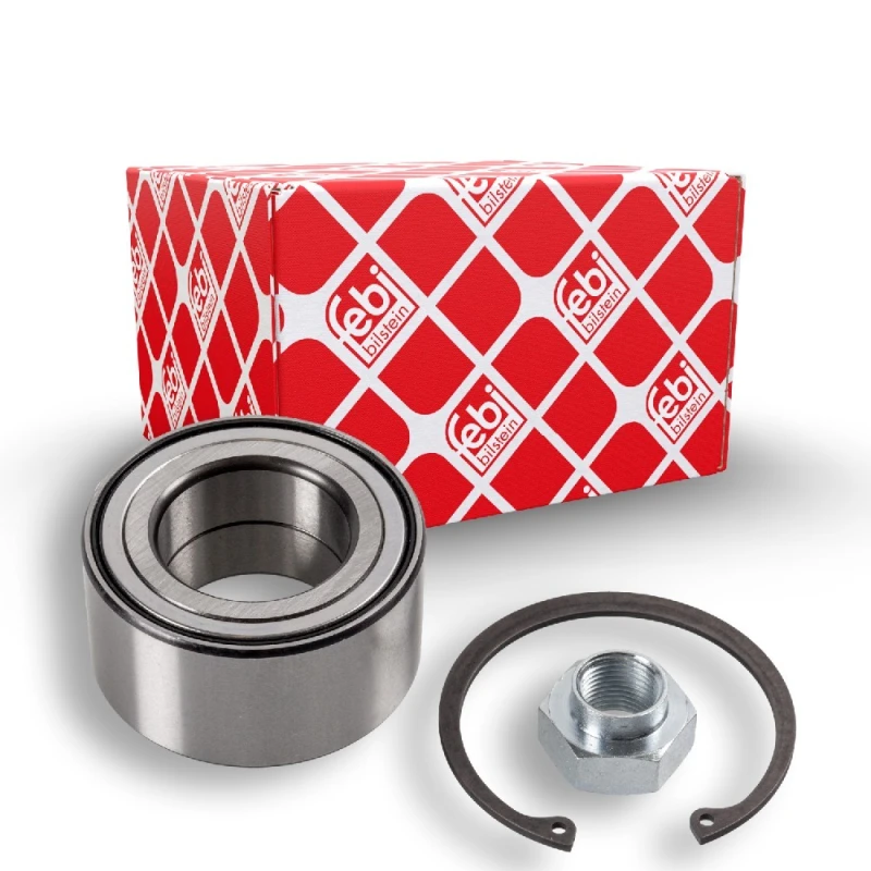 Image of FEBI BILSTEIN 31432 Wheel bearing kit with fastening/mounting material, Front Axle Right Wheel Bearing Kit (654)