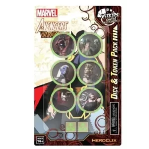Image of Marvel HeroClix Avengers War of the Realms Dice & Token Pack