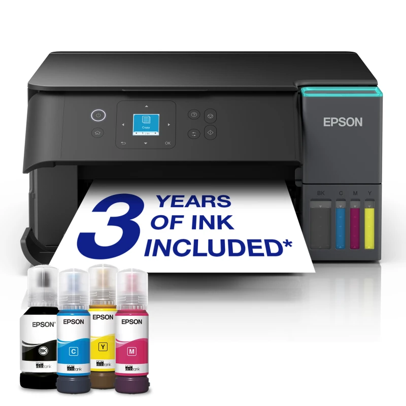 Image of Epson EcoTank ET-2950 Wireless All In One Inkjet Printer - Black