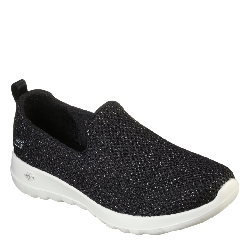 Image of Skechers Womens Gowalkjoy Slip On Trainers Black/Gold female 2 (35)